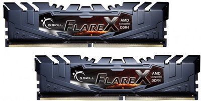 Пам'ять для настільних комп'ютерів G.Skill 32 GB (2x16GB) DDR4 3200 MHz Flare X Black 10796 фото