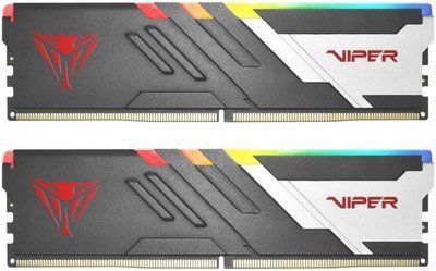 Пам'ять для настільних комп'ютерів PATRIOT 32 GB (2x16GB) DDR5 6400 MHz Viper Venom RGB 10746 фото