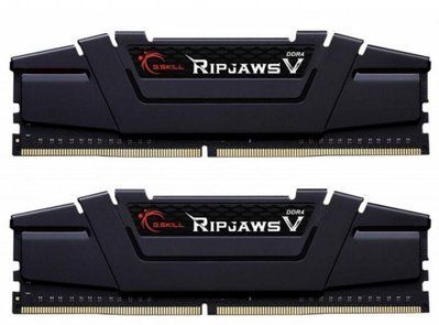 Пам'ять для настільних комп'ютерів G.Skill 32 GB (2x16GB) DDR4 3200 MHz Ripjaws V Black  10747 фото