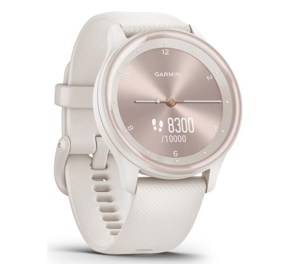 Смарт-годинник Garmin Vivomove Sport Ivory Case and S. Band w. P. Gold Accents 10366 фото