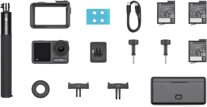 Екшн-камера DJI Osmo Action 4 Adventure Combo (CP.OS.00000270.01) 1065 фото