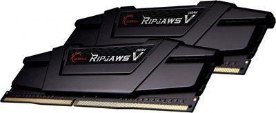 Пам'ять для настільних комп'ютерів G.Skill 16 GB (2x8GB) DDR4 3600 MHz Ripjaws V Black  10800 фото