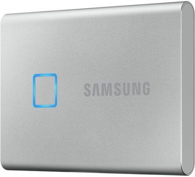 SSD накопичувач Samsung T7 Touch 1 TB Silver  10652 фото