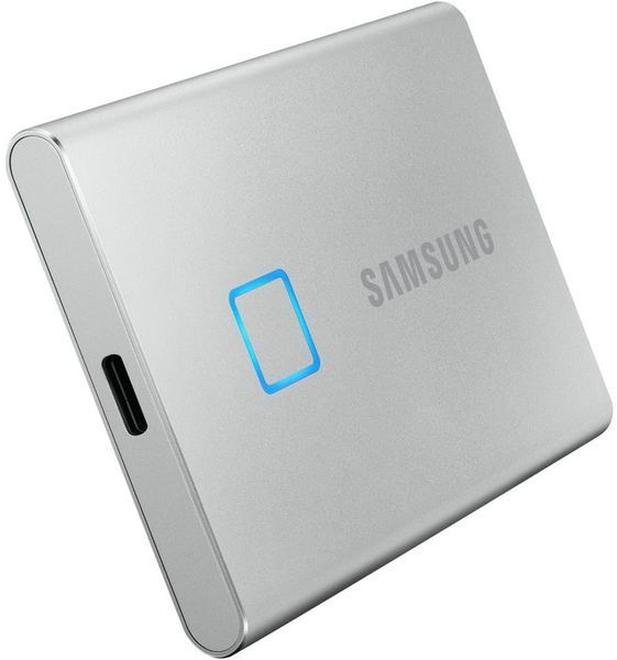 SSD накопичувач Samsung T7 Touch 1 TB Silver  10652 фото
