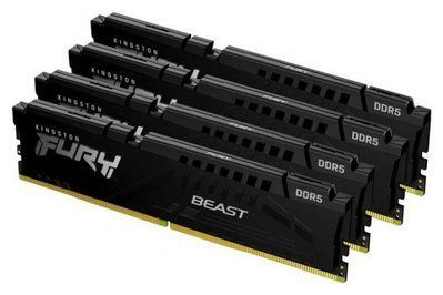 Пам'ять для настільних комп'ютерів Kingston FURY 128 GB (4x32GB) DDR5 5200 MHz Beast 10704 фото