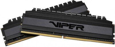 Пам'ять для настільних комп'ютерів PATRIOT 64 GB (2x32GB) DDR4 3600 MHz Viper 4 Blackout 10761 фото