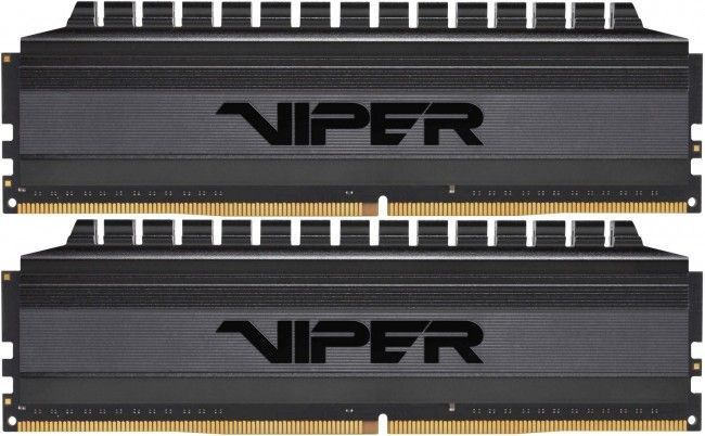 Пам'ять для настільних комп'ютерів PATRIOT 64 GB (2x32GB) DDR4 3600 MHz Viper 4 Blackout 10761 фото