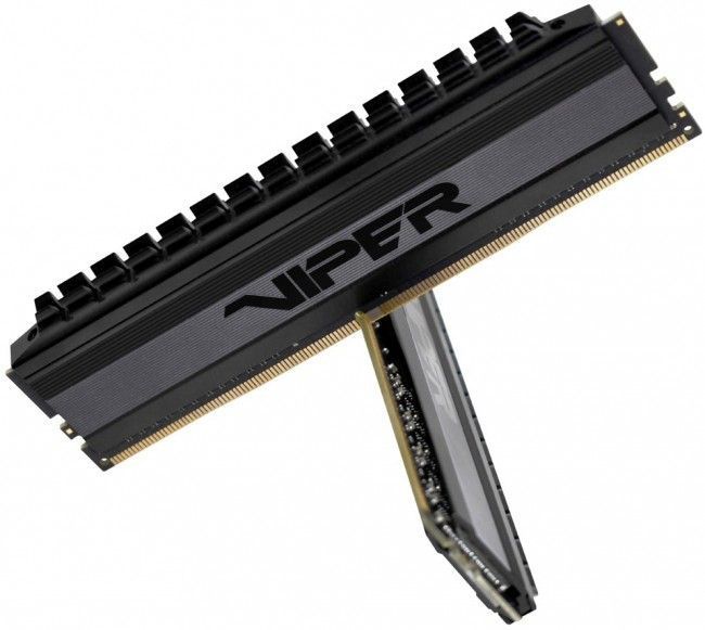 Пам'ять для настільних комп'ютерів PATRIOT 64 GB (2x32GB) DDR4 3600 MHz Viper 4 Blackout 10761 фото