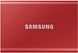 SSD накопичувач Samsung T7 2 TB Red 10661 фото 2