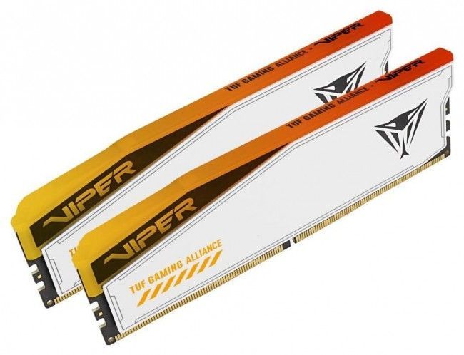Пам'ять для настільних комп'ютерів PATRIOT 32 GB (2x16GB) DDR5 6000 MHz Viper Elite 5 RGB TUF Gaming Alliance 10720 фото