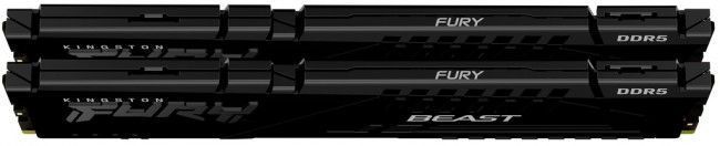 Пам'ять для настільних комп'ютерів Kingston FURY 32 GB (2x16GB) DDR5 5200 MHz Beast Black 10671 фото