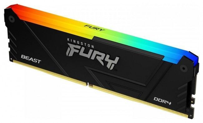Пам'ять для настільних комп'ютерів Kingston FURY 32 GB (2x16GB) DDR4 3200 MHz Beast RGB Black 10674 фото