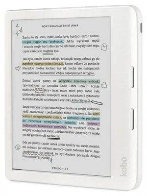 Електронна книга з підсвічуванням Kobo Libra Colour White 10836 фото