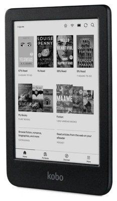 Електронна книга з підсвічуванням Kobo Clara BW Black 10840 фото