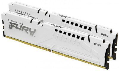 Пам'ять для настільних комп'ютерів Kingston FURY 64 GB (2x32GB) DDR5 5200 MHz Beast EXPO White 10693 фото